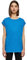 Urban Classics Women's Ladies Extended Shoulder Tee T-Shirt, hawaiianblue, S