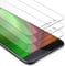 Cadorabo 3x Pellicola Protettiva compatibile con Honor 8 in ELEVATA TRASPARENZA - Pacco di 3 Vetro di protezione del display (Tempered) con durezza 9H con compatibilità 3D touch