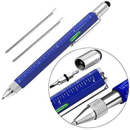 Pen Gifts for Men, Huhoo Cool Gadgets Tools Multi Tech Pen for Men, Personalized Gifts for Dad or Him, Funny Gift for Christmas, Father's Day, Valentines or Birthdays