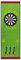 Kingpower Dart Teppich Matte Steeldart Dartpfeile Dartboard Zubehör Dartteppich Target Oche Darts Abwurflinie Schutz Gummi Boden Dartscheibe 237 x 80 cm