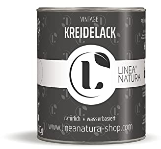 Linea Natura Pintura a la tiza, pintura a la tiza, para muebles, madera, antiguo, shabby chic (500 g, menta)