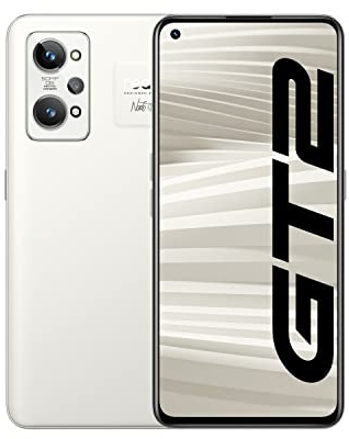 realme GT 2 5G Smartphone ohne Vertrag, 120Hz AMOLED, Snapdragon 888 5G, Starker 5000-mAh-Akku, 65 W SuperDart-Aufladung, X-Achsen Linearmotor, Dual SIM, 12+256 GB, Paper White