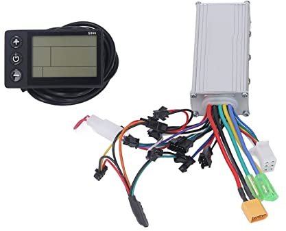 Dilwe Bike Controller mit LCD Display, Brushless Motor Controller für Elektrofahrräder und Scooter, 500W 48V 60V DIY-Umbausätze