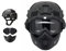 Mich Tactical Helm mit Abnehmbarer Gesichtsmaske Goggles für Airsoft, Paintball und Jagd - perfekt für Outdoor-Aktivitäten