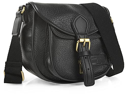 Lois - Handtasche Damen Umhängetasche Damen Klein & Stilvoll Handtasche Damen Umhängetasche Crossbody Bag Damen, Schwarz