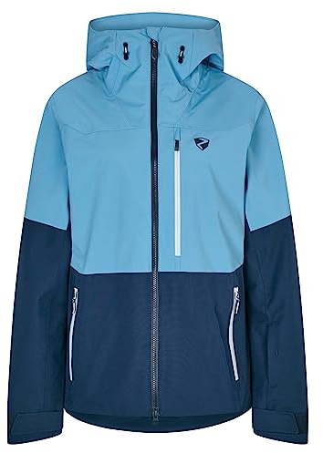 Ziener Damen TURIS Ski-Jacke/Freeride | sympatex, PFC frei, Wolle, hale navy, 42