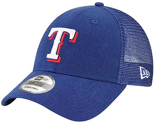 New Era MLB 9FORTY Mesh Trucker Kappe verstellbar Einheitsgröße (Texas Rangers), Blau, Einheitsgr��e