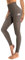 OUGES Damen Sport Leggings High Waist Leggins Yogahose Blickdichte Sporthose mit Taschen (Grau-01,L)