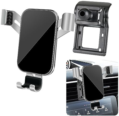 LUNQIN Kfz-Handyhalterung für Porsche 911 2013–2019 GT3 RS Coupe Cabrio Carrera Cabriolet Turbo Handys mit Hülle Auto Zubehör Navigation Halterung Innendekoration Mobile Cell Automobile
