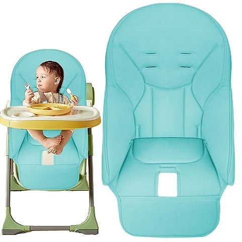 Baby Hochstuhl Kissenbezug - Universelle PU Leder Sitzauflage, Ersatzbezug für Esszimmerstühle