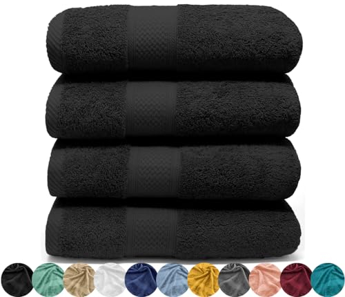 LEBENGOOD Handtücher Set, 4 Handtücher 50x90 aus Baumwolle - 100% Oeko-TEX®, Handtuch, Gästehandtücher, Badetuch, Badetücher, Duschtuch, Duschhandtuch, Badehandtuch, Duschtücher.
