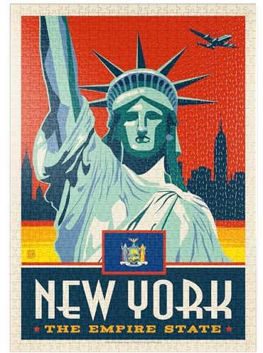 MyPuzzle New York: The Empire State - Premium 1000 Teile Puzzle - MyPuzzle Sonderkollektion von Anderson Design Group