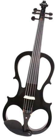 Geigeninstrument Anwendbar Für 4/4 Elektrische Violine. Massivholz Schwarz, 5 Saiten