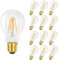 GBLY 12er pack LED E27 Glühbirne: A60 Vintage Lampe Edison Leuchtmittel 4W 2700K Warmweiss Glühlampe Retro Filament Birnen Bulb Energiesparlampe für Haus Café Bar - Nicht Dimmbar
