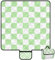 Jopee Picknickdecke Wasserdicht 200x200cm, Tragbare Outdoor Stranddecke Sandfrei mit Wasserdichter Rückseite, 4-6 Personen Strandmatte mit Tragegrif, Campingdecke für Picknick, Garten, Strand - Grün