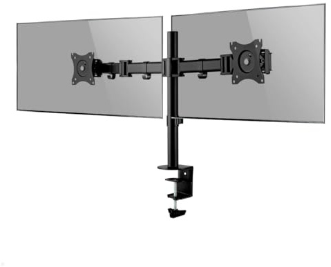 MonLines MTH011 schwenkbare Monitorhalterung für 2 Monitore bis 27Zoll
