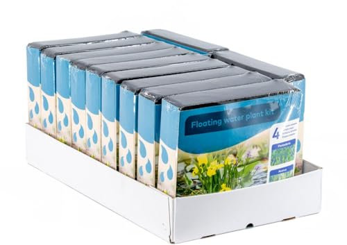 Floating Pond Kit - Square Floating Planter with Wildlife-Friendly Pond Plants, Soil, and Gravel x 1 by Thompson & Morgan