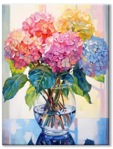 77iiAii Diamond Painting Erwachsene Groß xxl 40x50 Cm, Diamant Painting Bilder Blumenfür Geschenk Wohnzimmer und Schlafzimmer Wanddeko