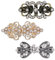 WeddHuis 3 Stück Vintage Strickjacke Clips, Broschen Damen, Schal Clips, Verschlüsse für Jacken, Antik Umhang Brosche Clips, Mantel Verschluss Clips für Frauen