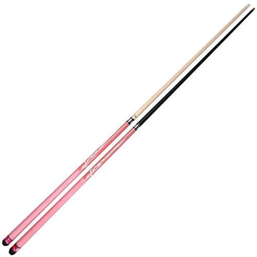CUPPA Taco de billar de 58 pulgadas con tecnología rosa y negro y arce canadiense, palo de billar de 10,5/11,75/13 mm (eje de carbono de 10,5 mm)