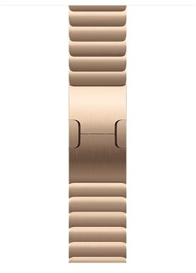 Apple Watch Band - Gliederarmband - 42 mm - Gold - One Size (passt den meisten Handgelenken)