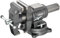 ViGOR Schraubstock V6150N, 125 mm Spannfutter, 130 mm max. Spannweite, drehbar in horizontaler und vertikaler Achse, für flache und runde Teile, flexible Arbeitswinkel