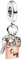 YUMINN Rose Gold Love Lock and Key Charms Argent Sterling 925 Bracelets et Colliers Perles Pendentifs Bijoux pour Femmes