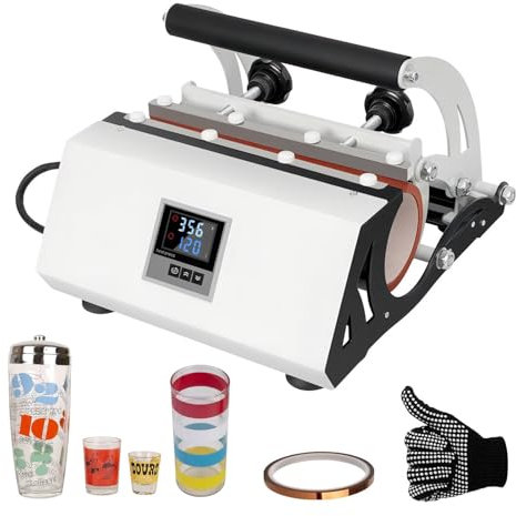 ANGDI Tumbler Heat Press Machine, Mug Press, 30Oz DIY Mug Cup Heat Transfer with LCD Display, 0-250℃ Adjustable, Suitable for Cups with a Diameter of 72-88mm and a Height of 27cm