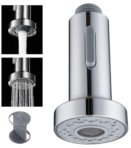 Vunanvu Wasserhahn Brausekopf Küchenarmatur Geschirrbrause Ersatzkopf Küchenbrause Kopf Spülbrause Ersatz Küchenarmaturkopf G 1/2 Spray Kopf Ausziehbarer Brausekopf Küche Spültischarmatur Bad