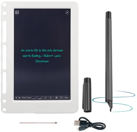 SIXRUN Smart Pen Writing Board Set, Cahier de Notes Numérique Réutilisable avec AI Smart Pen, Conversion en Texte éditable, avec APP pour Téléphones et Tablettes iOS