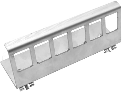 VALUE Hutschienen-Adapter unbestückt, für 6 Keystones