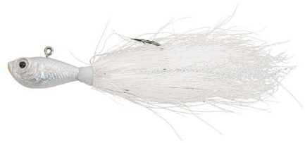 Spro Bucktail Jig White Jigkopf - Spinnfliege