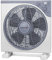 ELECTROTEK Ventilador Cuadrado de 12 cm. de diámetro con Temporizador de 2 Horas. Potente (40W)