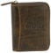 WILD THINGS ONLY !!! Herren Brieftasche mit Reißverschluss - Leder Geldbörse mit RFID-Schutz & Geschenk-Box (Hochformat, Braun)