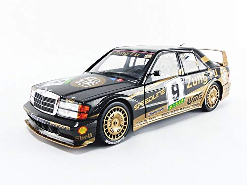 Solido S1801003 Mercedes Benz 190 EVO 2 DTM #9, GP Macau 1991, Fahrer: K. Ludwig, Modellauto, Maßstab 1:18, Mehrfarbig