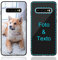 MXCUSTOM Funda Personalizada para Samsung Galaxy S10, Carcasa Personalizado Teléfono móvil Anti-Rasguños Vidrio Templado Parachoques Suave con Foto Imagen Texto Diseña (GHS-BK-P1)