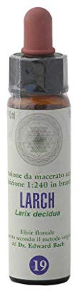 Larch n° 19 Fleur de Bach farmaflor, 1 Flacon Comtpe Gouttes 10ml - Made in Italy