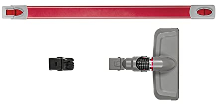 Genius Invictus One Version 2.0 Boden-Set 3 TLG rot - Bodendüse, Saugrohr (ca. 65 cm), Kleine Aufsatzbürste | Komplettpaket für effizientere und schnellere Reinigung