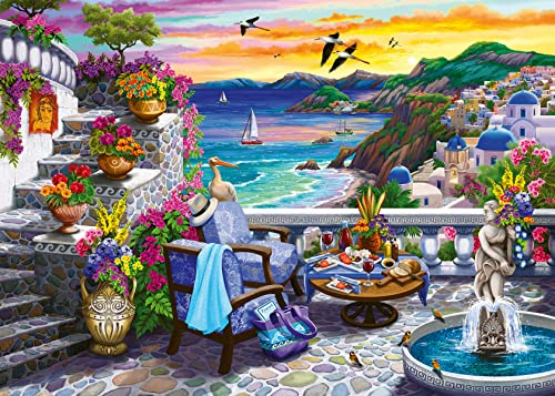 Ravensburger 2D DuÄšzy Format ZachÄld sÄšoÄšca NAD Santorini 300 EL. [Puzzle]