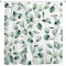 goodbath Rideau de douche motif feuilles d'eucalyptus vert anti-moisissure imperméable pour salle de bain baignoire 180 x 180 cm