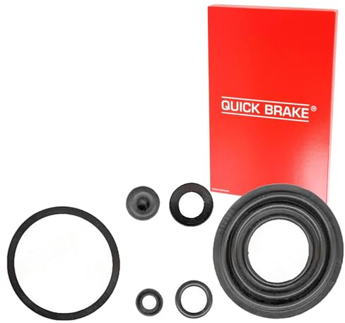 QUICK BRAKE 114-0041 Bremssattel-Reparatursatz Kompatibel mit OPEL Corsa D Schrägheck S07 Corsa F, FIAT GRANDE PUNTO 199 PUNTO EVO 199, TOYOTA AURIS NRE15, ZZE15, ADE15, ZRE15, NDE15
