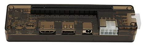 ciciglow Grafik-Dockingstation, 6-Pin-8-Pin-Schnittstellen-Ausgangsdock EXP GDC-Grafikdock Dual TD-kompatibler Switch PCIE-Schnittstelle Externes Laptop-unabhängiges Grafikkarten-Dock