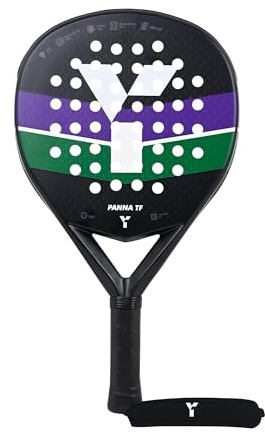 Y 1 pala de pádel Panna, carbono japonés, intermedia, pala de pádel para adultos