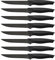 Pleafind couteau a steak, 8 couteau steak, couteaux a steak acier inoxydable, couteaux de table, couteaux steak, couteau steak noir, couteau steak de table, couteau da carne, lavable au lave-vaisselle