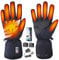 Heated Gloves, LATIT Rechargeable Battery Heated Glove Liners for Women Men, Rain/Snow/Wind-Resistant Hand Warmer Electric Heated Gloves for Work Running Cycling Motorcycle Camping Hiking Skiing