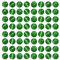 MJDCB 60 piezass Cuentas de Ojo de Gato Verde Oscuro 6mm Abalorio de Cristal Redondas Sueltas para Hacer Joyería Pulsera Collar Pendientes Bisutería Accesorios