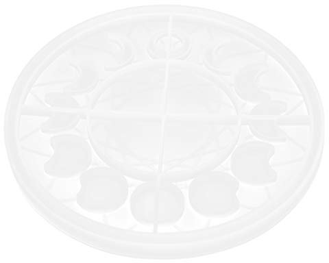 Emoshayoga Round Silicone Mold Ciondolo in silicone Mold, Moon Round Mold, Full Moon Mold, Tray Mold, Vintage Casting Craft Ornament