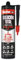 fischer - Solution totale ultra adhérente 300 kg | Colle forte | Adhésif et mastic MS polymère | Usage intérieur et extérieur | Peint et résistant aux chocs | 290 ml | Noir