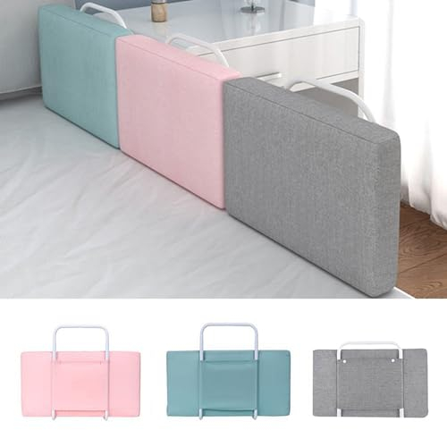 Baby-Bettgitter, Absturzsicherung Bettgitter, 5-Loch Höhenverstellbar, Waschbarer Reißverschluss, Bettschutzgitter Alle Seiten für Kleinkindbett und Einzel-/Doppelbett(Color:Pink,Size:3*50cm(for 150 c