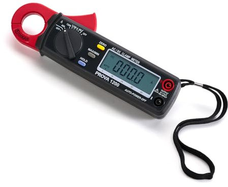 Taiwan Quality PROVA 1200 AC/DC Clamp Meter (TRMS) High Accuracy Amp Multimeter Voltmeter Pliers Ammeter and Temperature (℃/℉) measurement NCV Ohm testers Analog Output for datalogger or oscilloscope